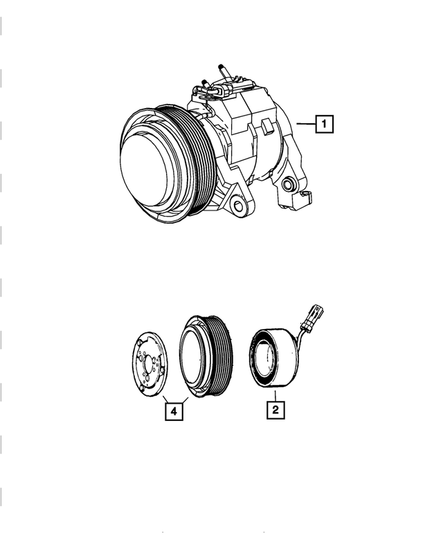 5183899AA - Air Conditioners and Heaters: A/c Compressor Pulley Hub Kit for Mopar Image