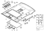 51447059059 - : Molded Headlining, Sliding Lift.Roof, Long for BMW Image