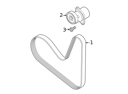 Belts & Pulleys for 2025 Audi Q3 #0