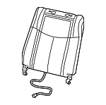 876509DC4E - Body: Seat Back Assembly for Nissan: Maxima Image