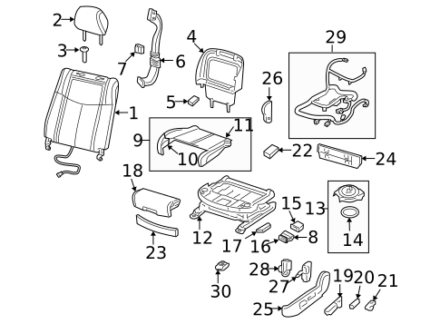 Power Seats for 2012 Nissan Maxima #2