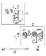 6503343 - Emission Controls: Screw, Mounting for Chrysler: 300, PT Cruiser | Dodge: Charger, Magnum, Nitro, Ram 1500, Ram 2500, Ram 3500 | Jeep: Liberty, Wrangler Image