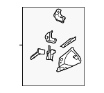 12482072 - Body: Center Panel for Buick: LeSabre | Cadillac: DeVille | Oldsmobile: Aurora | Pontiac: Bonneville Image