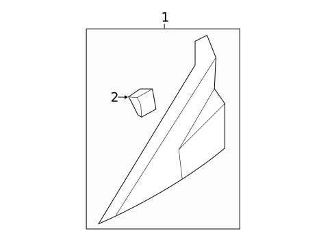 Exterior Trim - Pillars for 2022 Hyundai Accent #0
