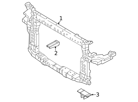 Bumper & Components - Front for 2024 Kia Sorento #1