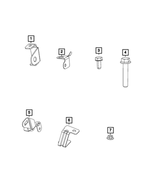 5149236AA - Electrical: Wiring Clip for Mopar Image