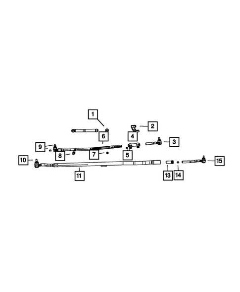 Steering Linkage for 2007 Jeep Wrangler #0