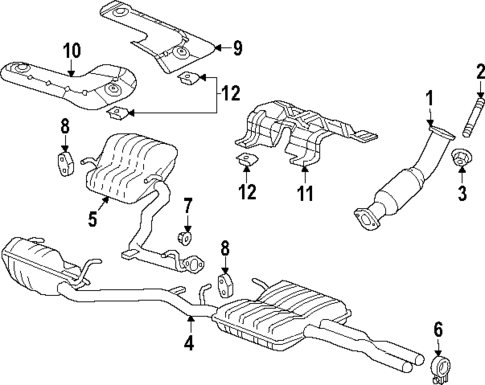 Exhaust Components for 2022 Dodge Charger #0