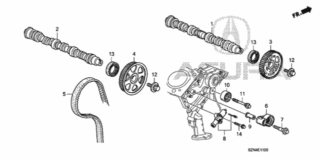 Camshaft - Timing Belt for 2010 Acura ZDX #0