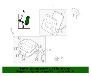 2008-2015 Nissan Seat Armrest 87750-ZQ01A | OEM Parts Online