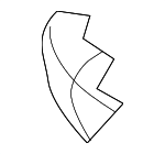 87361ZC00A - Body: Pad for Nissan: Armada, TITAN Image