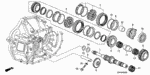 23261PPP000 - Transmission - Manual: SHAFT, REVERSE GEAR for Honda Image