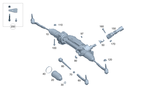2134605302 - Steering: Steering Gear for Mercedes-Benz Image