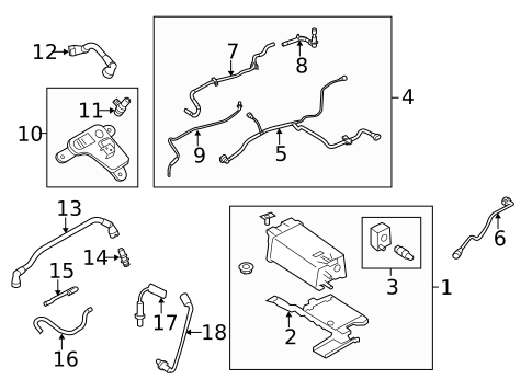 Emission Components for 2010 Lincoln MKT #0