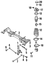 K2A528011 - Suspension: Spring for Kia Image