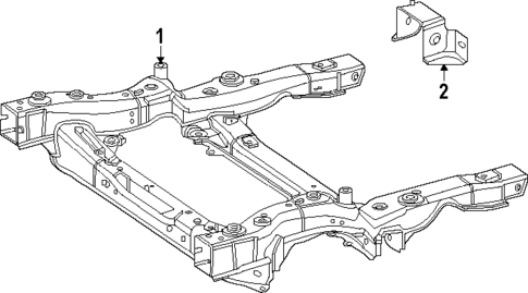 Suspension Mounting for 2023 Mercedes-Benz EQS 450 SUV #1