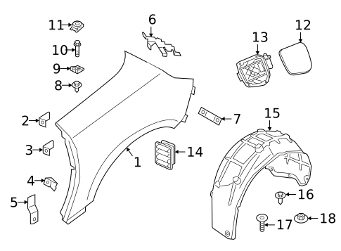 Quarter Panel & Components for 2020 BMW Z4 #0
