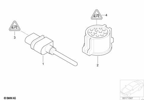Temperature Sensor for 2005 BMW Z4 M3.2 #0