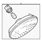 B01W51120 - Electrical: Repeater Lamp for Mazda: Protege, Tribute Image