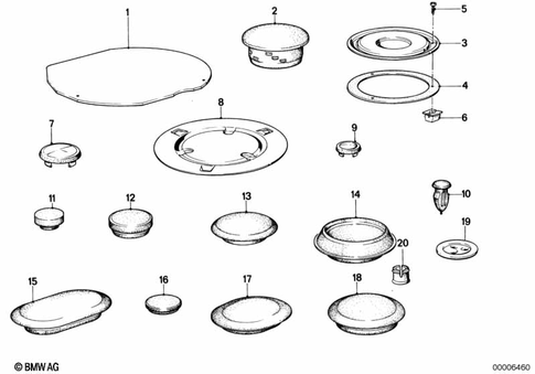 Various Body Parts for 1986 BMW 524td #0