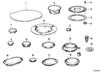 51711801066 - Vehicle Trim: Blind Plug for BMW Image