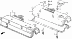 16239PE0000 - Engine: CLAMP, FUEL HOSE for Honda Image
