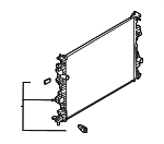 LX6Z8005A - Belts &amp; Cooling: Radiator for Ford: Escape Image