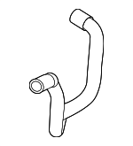 LX6Z8286K - Belts &amp; Cooling: Radiator Coolant Hose for Ford Image