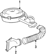 25043929 - Engine: Air Cleaner for Oldsmobile: 98, Custom Cruiser, Delta 88 Image