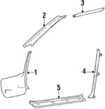 625181405002 - : Trim for Toyota: Supra Image