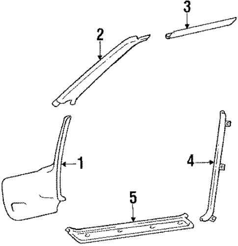 Interior Trim for 1986 Toyota Supra #2