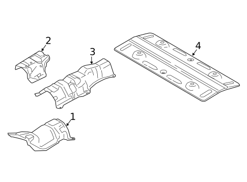 Heat Shields for 2021 Ford Edge #0