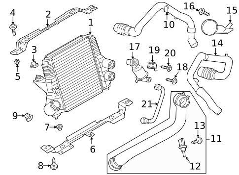 Intercooler for 2015 Ford Expedition #0