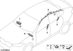 72127409345 - : Head Airbag, Left for BMW Image