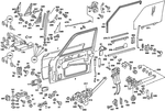 1167200435 - : Door Lock for Mercedes-Benz Image