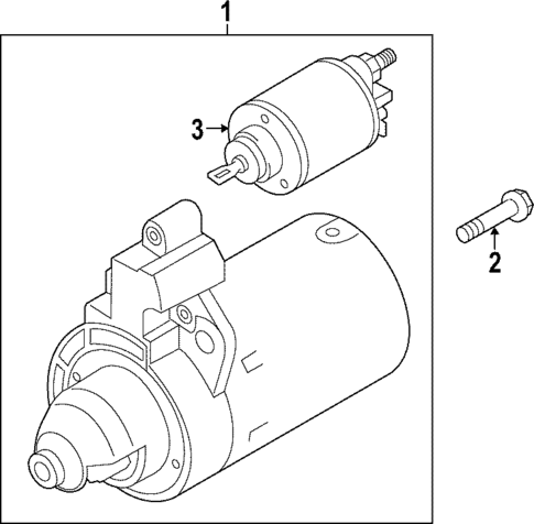 Starter for 2025 Audi RS3 #0