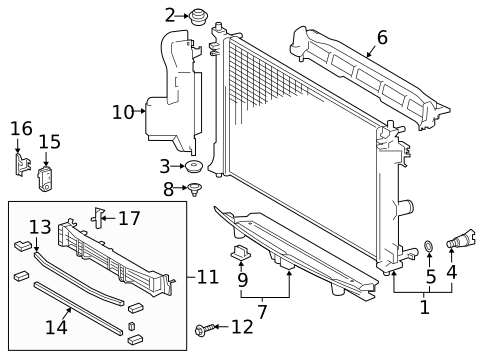 Ducts & Louver for 2022 Toyota Corolla #0
