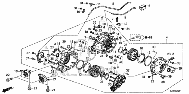 Rear Differential - Mount (2) for 2018 Acura MDX #0