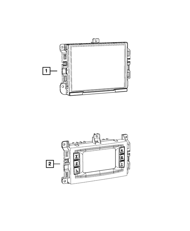 68224530AM - : Multi Media Radio for Mopar Image