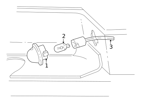 License Lamps for 2002 Ford Expedition #0