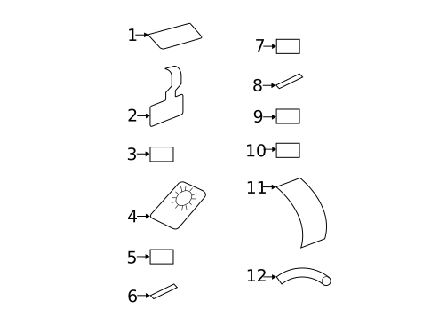 Labels for 2025 Ram 2500 #0