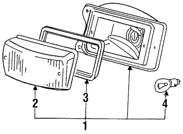 477953043A - Electrical: Signal Lamp Assembly for Porsche Image