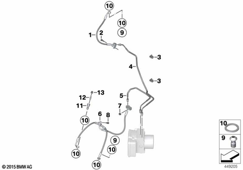 Brake Lines for 2016 BMW-Motorrad K 1600 GT #0