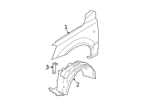 Fender & Components for 2009 Kia Sorento #0