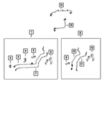 52030486AB - Fuel and Accelerator Pedal: Fuel Line Bracket for Mopar Image