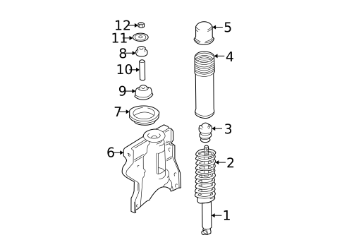 Shocks & Components for 2002 Hyundai Sonata #0