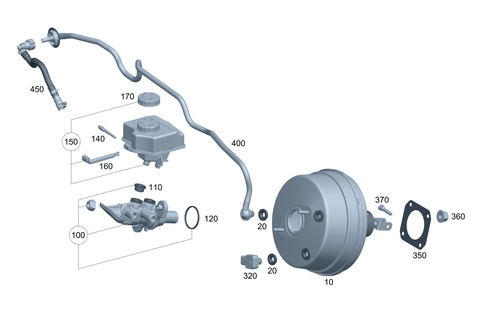 Brake Booster for 2025 Mercedes-Benz G 550 #0