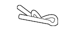 545663M500 - Suspension: Ft Lateral Arm Cotter Pin for Hyundai Image