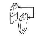 D10609DL0A - : Brake Pads for Nissan Image