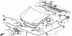 74120S84A01 - Body/Air Conditioning: LOCK ASSY., HOOD for Honda Image